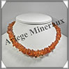 AMBRE - Collier Baroque - Caramel Clair - Moyens Morceaux - 45 cm - L031 Baltique