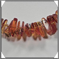 AMBRE - Collier Baroque - Caramel - Dgrad - 45 cm - M001