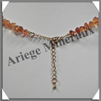 AMBRE - Collier Baroque - Caramel - Dgrad - 45 cm - M001