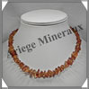AMBRE - Collier Baroque - Caramel - Dgrad - 46 cm - M002 Baltique
