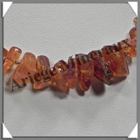 AMBRE - Collier Baroque - Caramel - Dgrad - 43 cm - M003