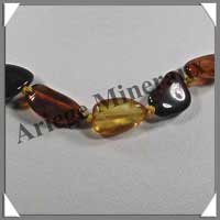 AMBRE - Collier Bb - Nuggets - Multicolore - 33 cm - CAMB3