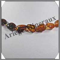 AMBRE - Collier Bb - Nuggets - Multicolore en Dgrad - 33 cm - CAMB3M