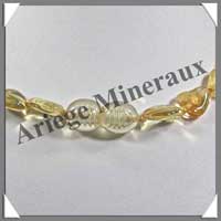 AMBRE - Collier Bb - Nuggets - Multicolore en Dgrad - 33 cm - CAMB3M