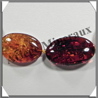 AMBRE - Collier Compos - Multicolore - Ovales en Dgrad - 48 cm - L002