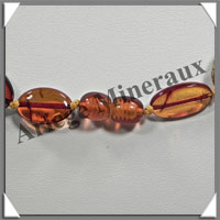 AMBRE - Collier Compos - Multicolore - Ovales en Dgrad - 48 cm - L002