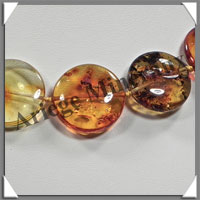 AMBRE - Collier Compos - Multicolore - Disques en Dgrad - 72 cm - L003