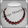 AMBRE - Collier Compos - Caramel - Disques en Dgrad  - 46 cm - L005 Baltique