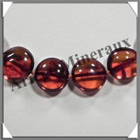 AMBRE - Collier Compos - Caramel - Disques en Dgrad  - 46 cm - L005