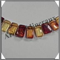 AMBRE - Collier Compos - Multicolore - Barrettes en Dgrad - 48 cm - M001