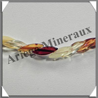 AMBRE - Collier Ecailles - Multicolore - 44 cm - L001