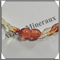 AMBRE - Collier Ecailles - Multicolore - 44 cm - L001