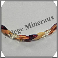 AMBRE - Collier Ecailles - Multicolore - 44 cm - L002
