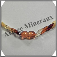 AMBRE - Collier Ecailles - Multicolore - 44 cm - L002