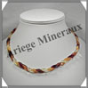 AMBRE - Collier Ecailles - Multicolore - 44 cm - L003 Baltique