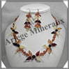 AMBRE - Collier Facet - Composition Originale - Multicolore - 45 cm - L002 Baltique