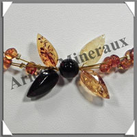 AMBRE - Collier Facet - Composition Originale - Multicolore - 45 cm - L002