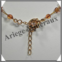 AMBRE - Collier Facet - Composition Originale - Multicolore - 45 cm - L002
