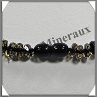 AMBRE - Collier Facet - Disques en Dgrad - Vert Fonc - 50 cm - L005