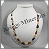 AMBRE - Collier - Nuggets - Multicolore - 12  20 mm en dgrad - 70 cm - L002 Baltique
