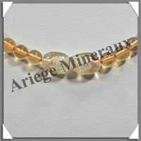 AMBRE - Collier Perles 4 mm - Multicolore en dgrad - 44 cm - M001