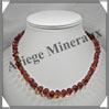 AMBRE - Collier Perles Baroques - Caramel - 46 cm - L003 Baltique