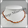 AMBRE - Collier Perles Baroques - Caramel Clair - 44 cm - L012 Baltique
