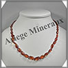 AMBRE - Collier Perles Baroques - Caramel - 54 cm - L013 Baltique