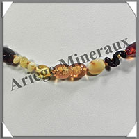 AMBRE - Collier Perles Baroques - Multicolore - 46 cm - L023