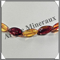 AMBRE - Collier Perles Baroques - Bicolore - 45 cm - L030