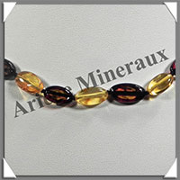 AMBRE - Collier Perles Baroques - Bicolore - 56 cm - L031