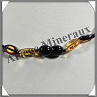 AMBRE - Collier Perles Baroques - Bicolore - 56 cm - L031