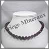 AMETHYSTE Fonce - Collier Perles Facetes 10 mm - 44 cm - A005 Uruguay
