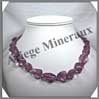 AMETHYSTE Claire - Collier Compos - Nuggets 20x15 mm - 46 cm - C001 Brsil