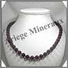 AMETHYSTE Fonce - Collier Perles 10 mm - 50 cm - M001 Uruguay