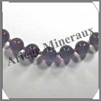 AMETHYSTE Fonce - Collier Perles 10 mm - 50 cm - M001