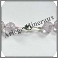 AMETHYSTE Claire - Collier Perles 12 mm - 43 cm - M001
