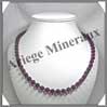 AMETHYSTE Fonce - Collier Perles 8 mm - 53 cm - M002 Uruguay