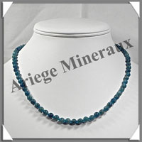 APATITE - Collier Perles 6 mm - 48 cm - M001