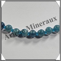 APATITE - Collier Perles 6 mm - 48 cm - M001