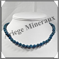 APATITE - Collier Perles 8 mm - 43 cm - M001