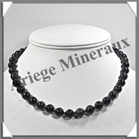 ASTROPHYLLITE - Collier Perles 8 mm - 45 cm - M001