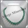 AVENTURINE - Collier Perles Facetes 12 mm - 50 cm - A002 Brsil