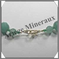 AVENTURINE - Collier Perles Facetes 12 mm - 47 cm - A003