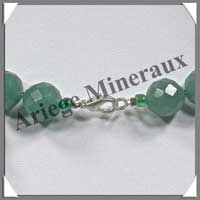 AVENTURINE - Collier Perles Facetes 12 mm - 44 cm - A005