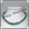AVENTURINE - Collier Perles Facetes 12 mm - 45 cm - A006 Brsil