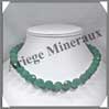 AVENTURINE - Collier Perles Facetes 12 mm - 43 cm - A007 Brsil
