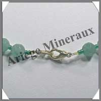 AVENTURINE - Collier Perles Facetes 8 mm - 48 cm - A002