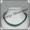 AVENTURINE - Collier Perles 10 mm - 47 cm - M002 Brsil
