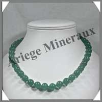 AVENTURINE - Collier Perles 10 mm - 46 cm - M003